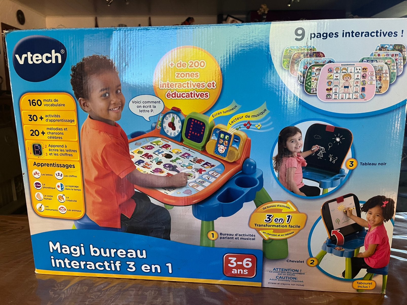 Bureau educatif, Enlèvement, Utilisé, 2 à 4 ans