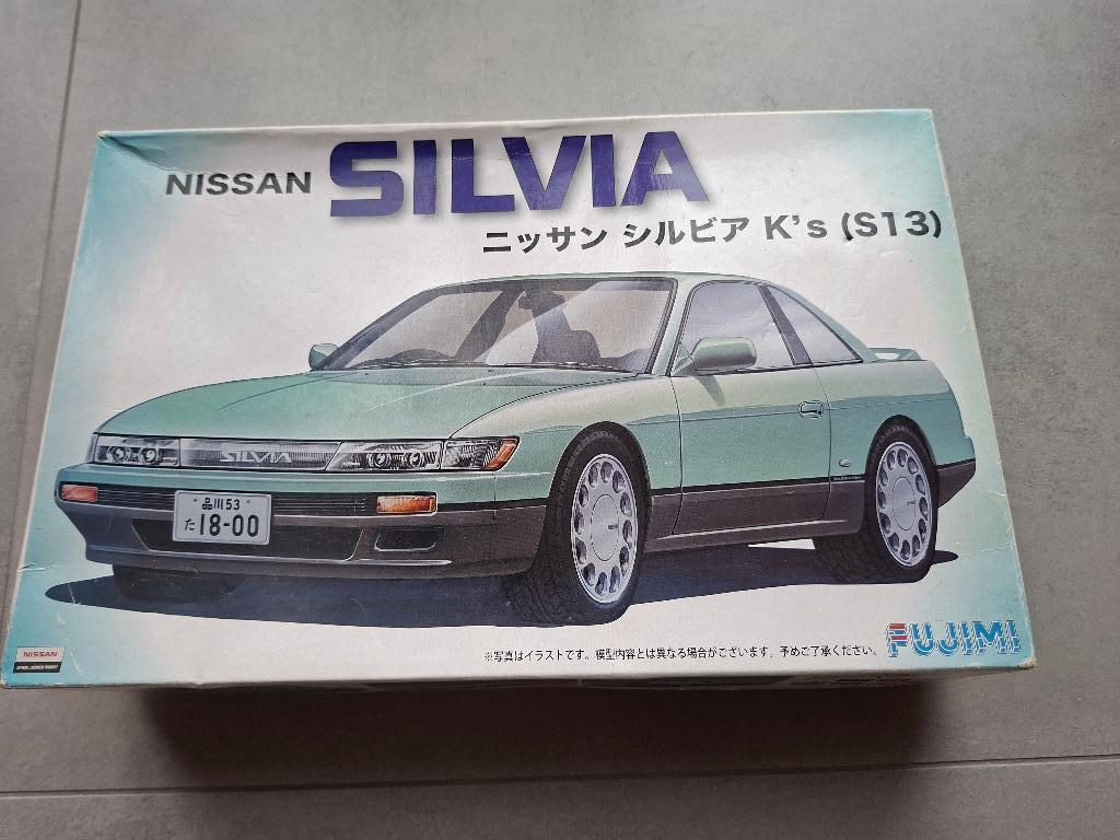 NISSAN Silvia, Hobby en Vrije tijd, Modelbouw | Auto's en Voertuigen, Fujimi, Auto, Verzenden, 1:32 tot 1:50