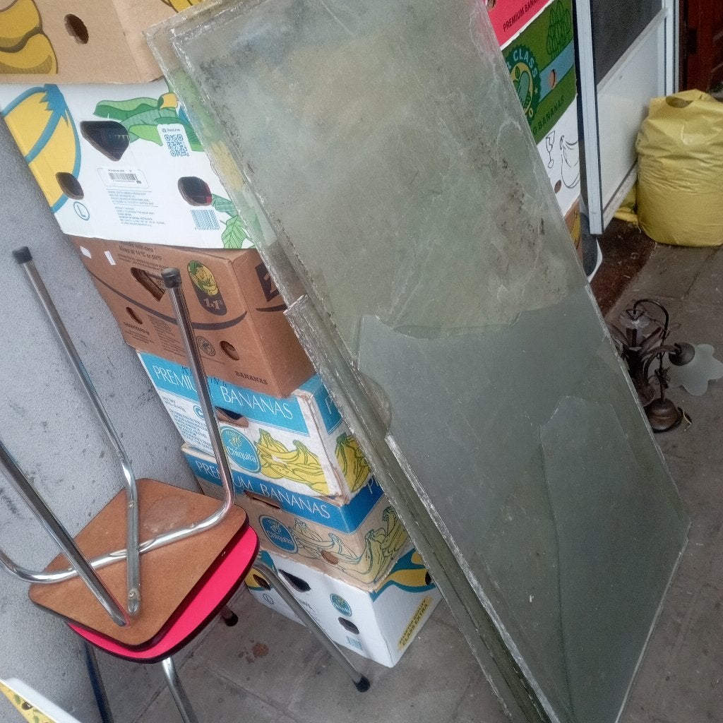enkel glas, Ophalen, Gebruikt, Glasplaat