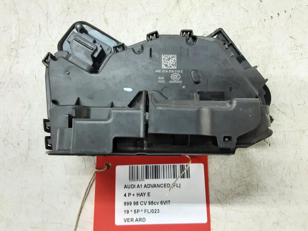 SERRURE DE PORTE ARRIÈRE DROITE Audi A1 Sportback (GBA), Mevr. I. Hauben, Audi, Utilisé, Arrière
