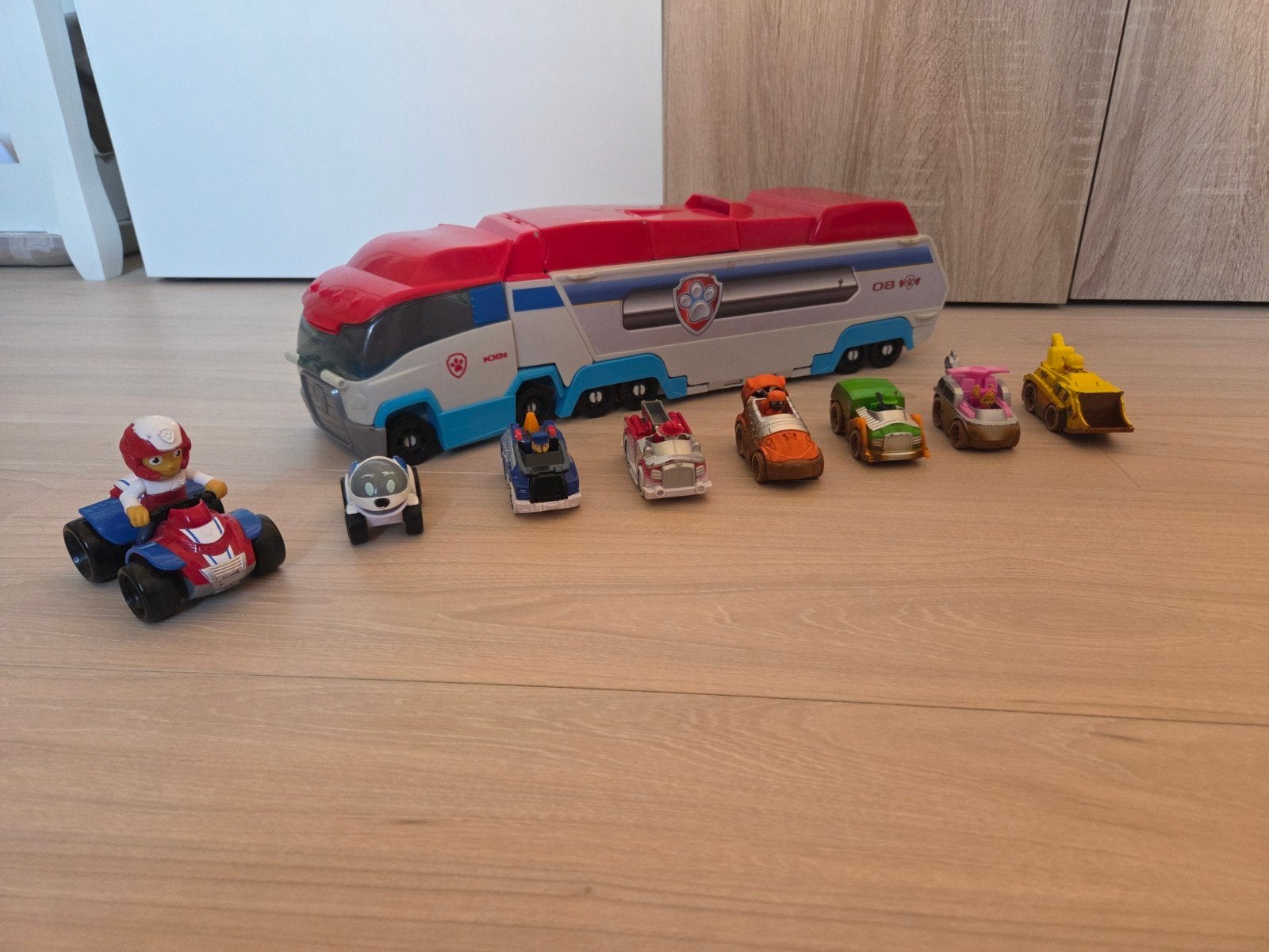 Paw Patrol Transporter, Enlèvement