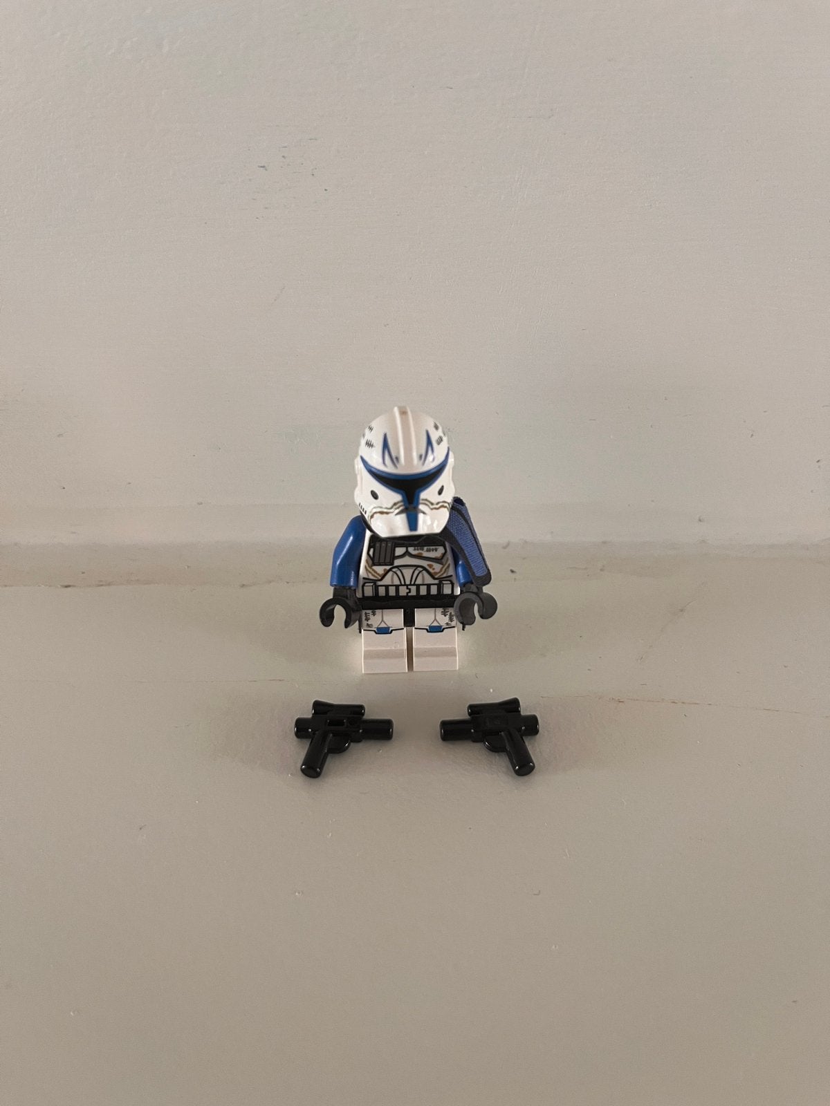 LEGO star wars minifigure captain Rex face type 2, Lego, Comme neuf, Minifigurine, Complet