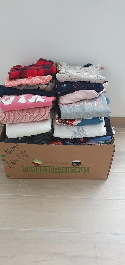 Kinderkledij meisje maat 110 - 116, Kinderen en Baby's, Ophalen of Verzenden, Gebruikt, Overige maten