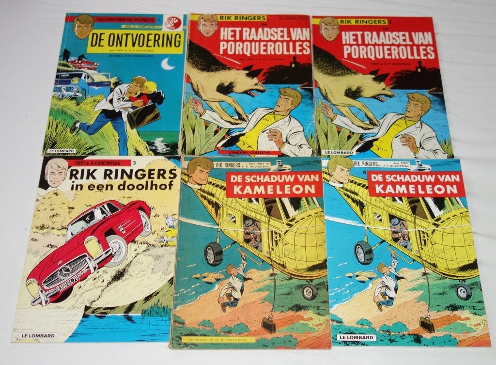 Verzameling strips Rik Ringers (nr 1 tot nr 78)., Meerdere stripboeken, Ophalen of Verzenden, Gelezen, Tibet / Duchateau