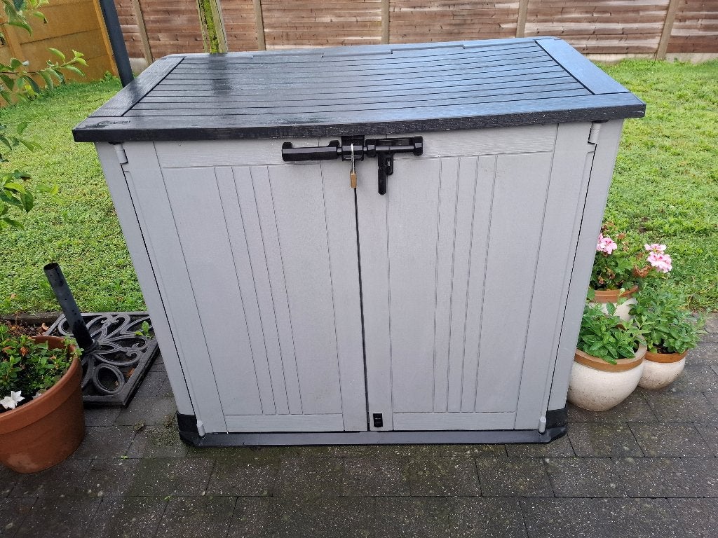Keter Store-It-Out Midi Prime tuinberging grijs, Enlèvement, Comme neuf, Synthétique, Stockage de conteneurs