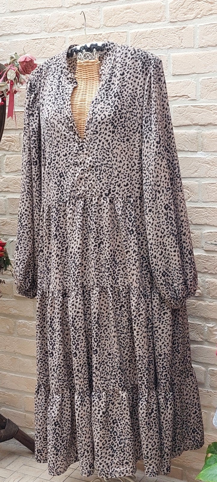 lang kleedje 4xl shein 64cm van oksel tot oksel, Kleding | Dames, Grote Maten, Shein, Ophalen of Verzenden, Zo goed als nieuw