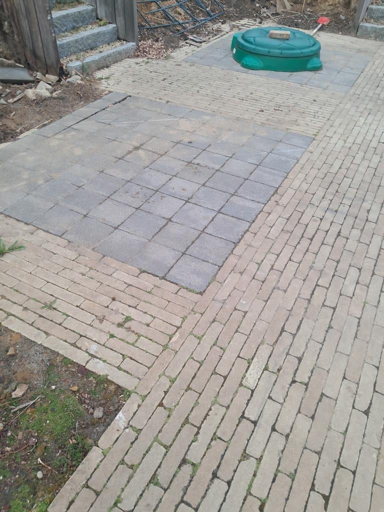 GRATIS terras stenen., Tuin en Terras, Tegels en Klinkers, Ophalen