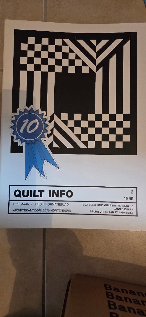 Patch work magazine in nederlands. QUILT INFO., Hobby & Loisirs créatifs, Enlèvement, Neuf