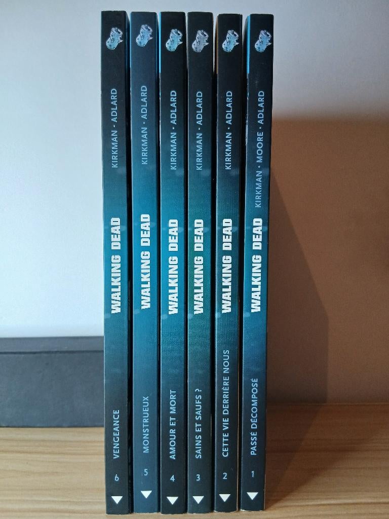 Lot BD The Walking Dead 1-6 – Robert Kirkman, Boeken, Stripverhalen, Zo goed als nieuw, Meerdere stripboeken, Ophalen