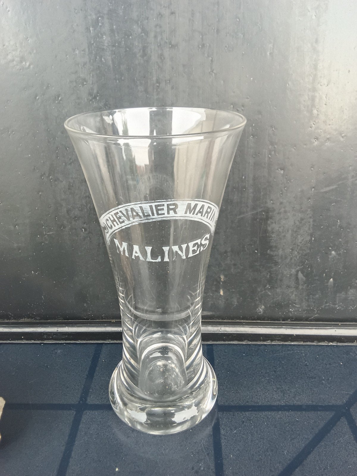 Oud bierglas Chevalier Marin Malines, Enlèvement ou Envoi, Verre à bière