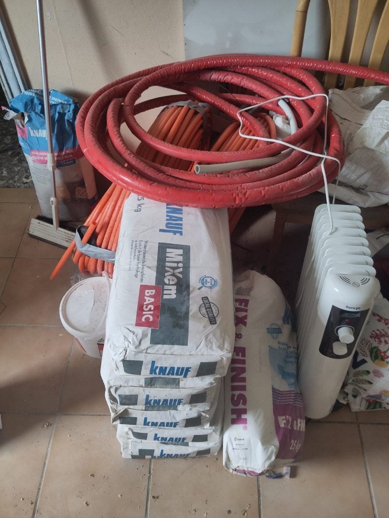 Knauf Mixem Basic et restes chantier, Enlèvement, Comme neuf