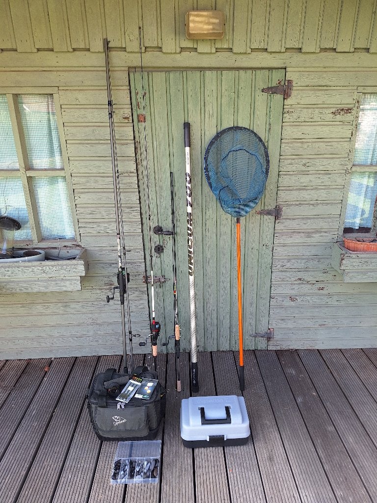 Complete visuitrusting, Watersport en Boten, Ophalen, Zo goed als nieuw