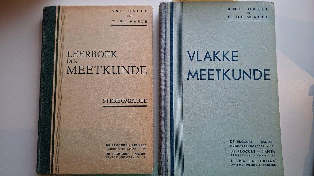 Leerboek der meetkunde Stereometrie / Vlakke meetkunde Dalle, Enlèvement ou Envoi, Utilisé, Néerlandais, Dalle