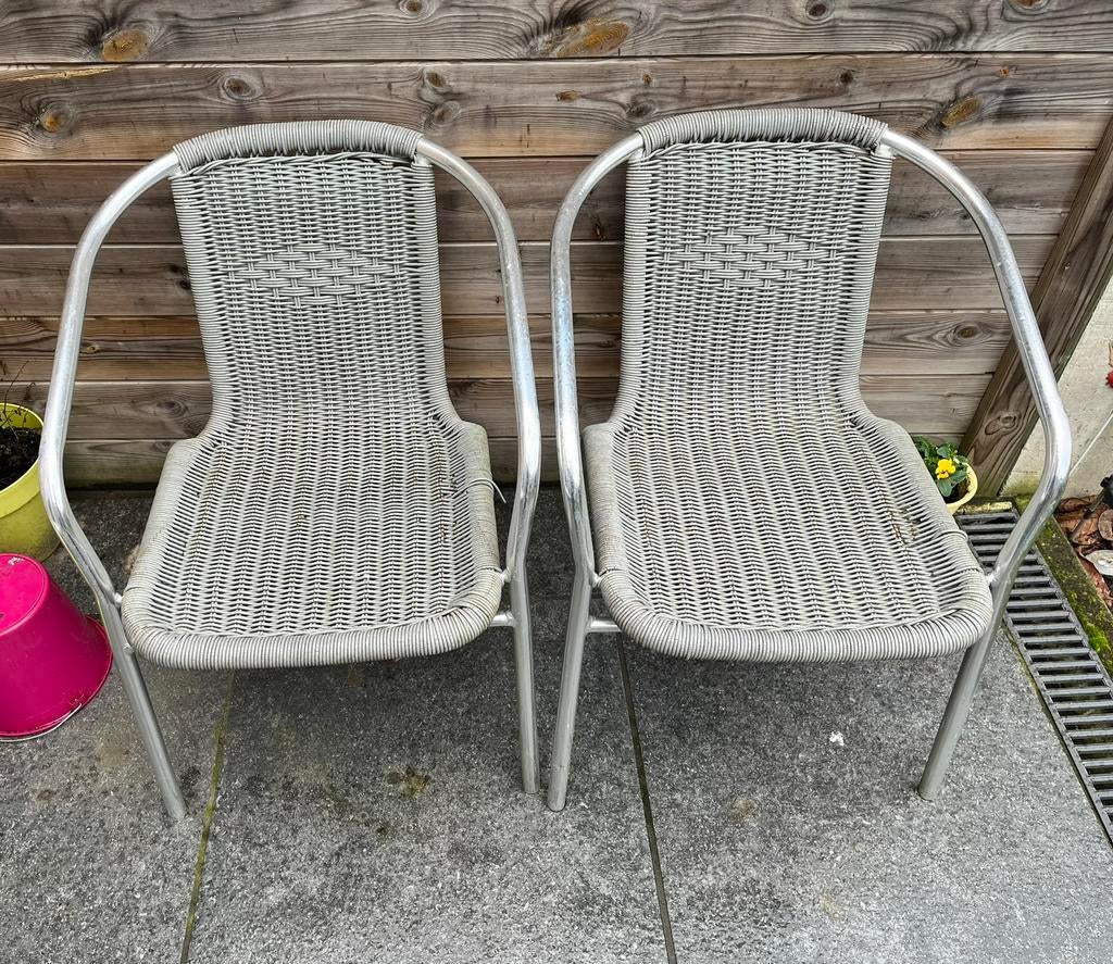 Tuinstoel gratis, Enlèvement, Utilisé, Empilable