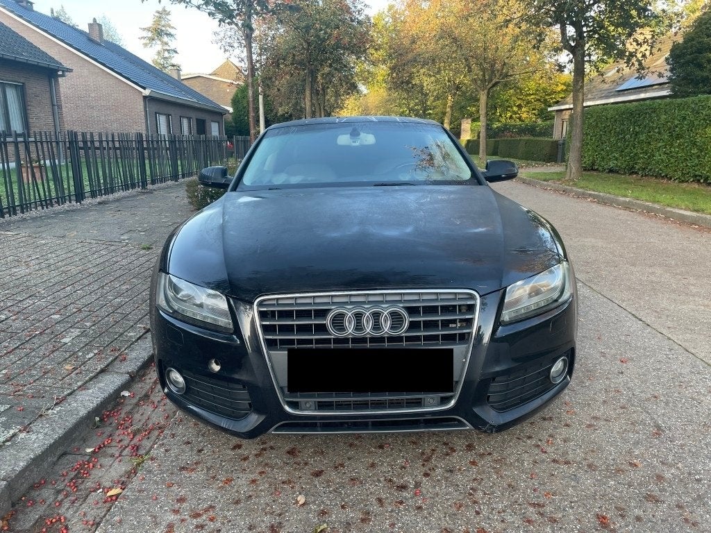 Audi A5 -180PK - Benzine – Gekeurd – Veel opties, Autos, Cuir, Euro 5, Boîte manuelle, Noir