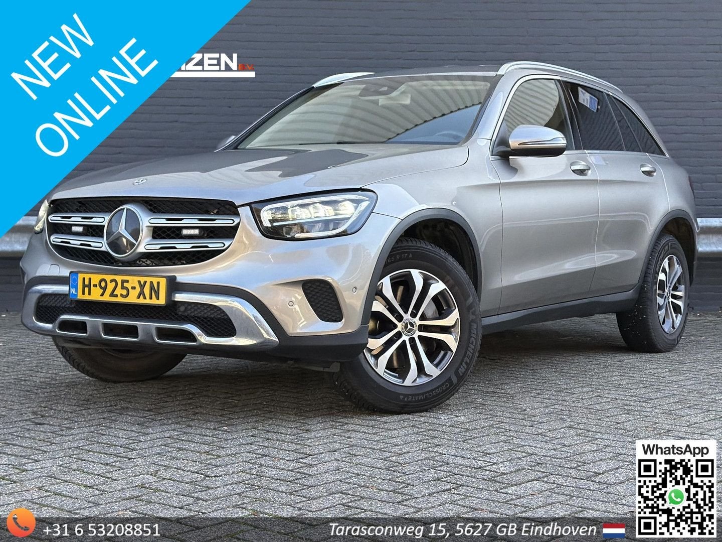 Mercedes-Benz GLC 220 220d 4MATIC Advantage, 144 g/km, Argent ou Gris, Achat, Entreprise