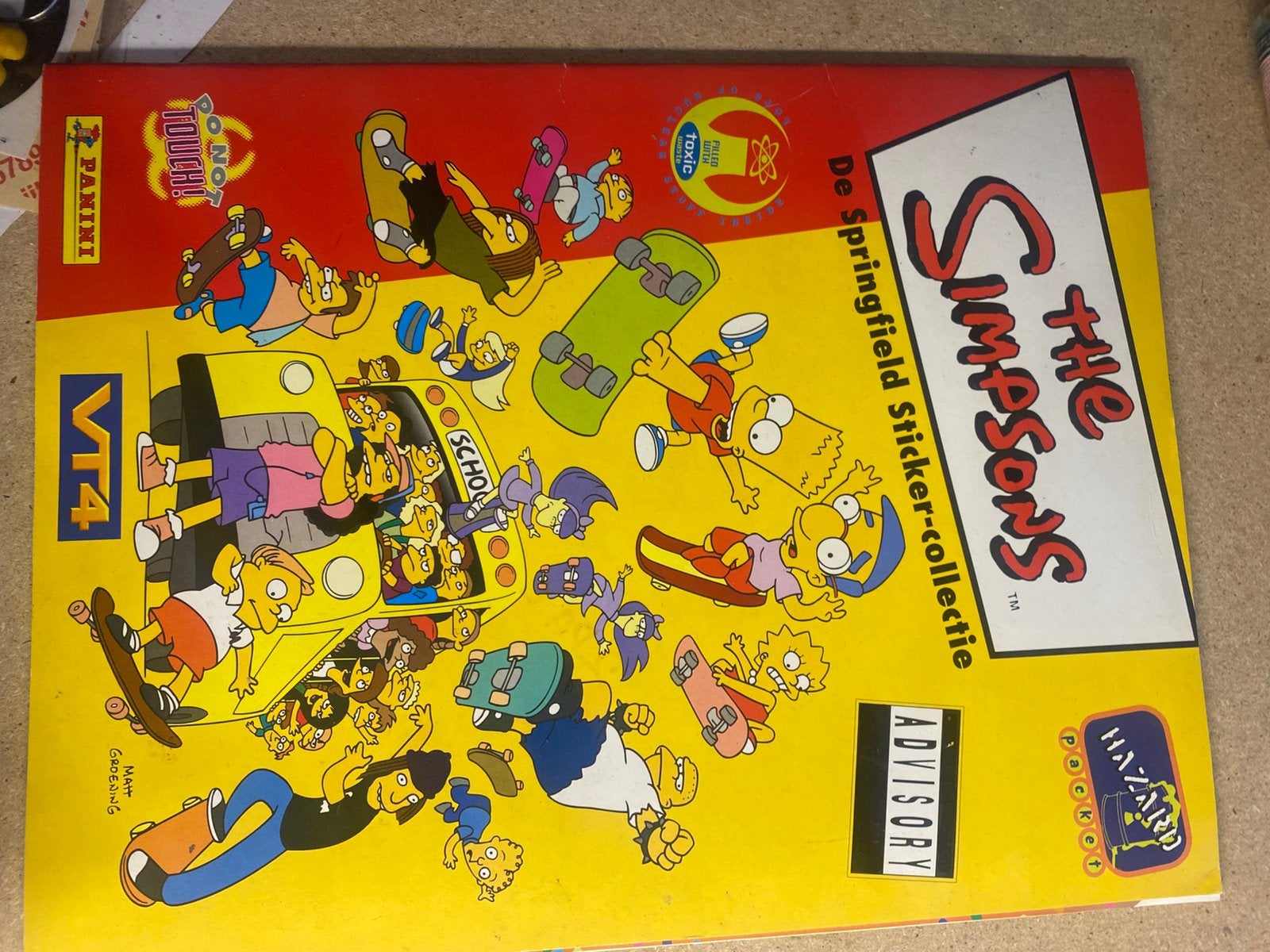 Panini stickerboek The Simpsons 1999, Enlèvement ou Envoi, Comme neuf