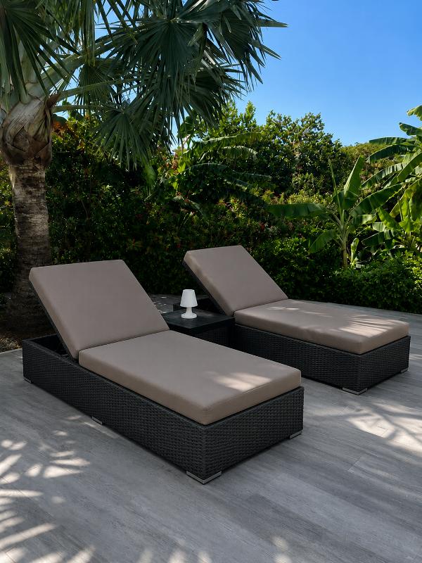 ligbeddenset nu compleet 750 euro ophalen, Tuin en Terras, Ophalen of Verzenden, Nieuw