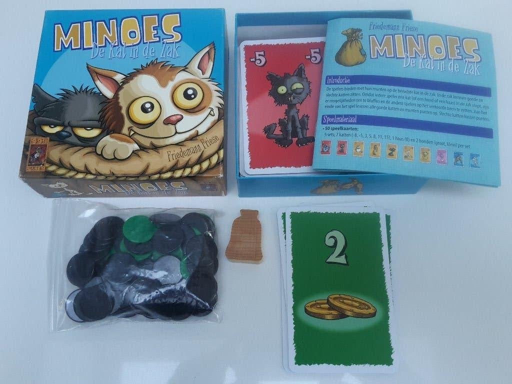 Spel Minoes, 3-5 spelers, 8+, 999 Games, + 1 gratis promo, Hobby en Vrije tijd, Ophalen of Verzenden, Zo goed als nieuw, 999 games