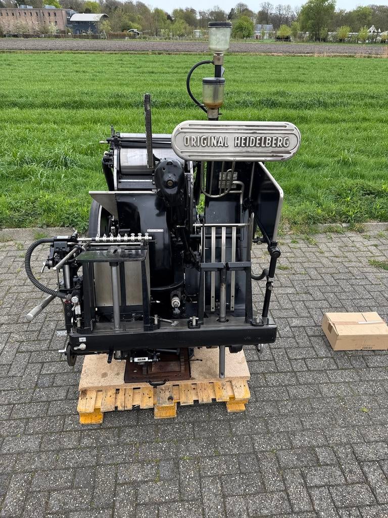Heidelberg degel, Ophalen, Gebruikt