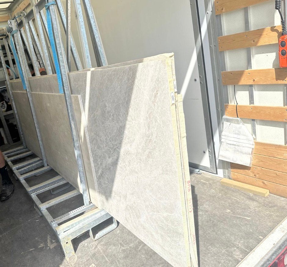 Taj Mahal quartzite natuurstenen blad / leader look, Doe-het-zelf en Bouw, Tegels, Nieuw, Ophalen