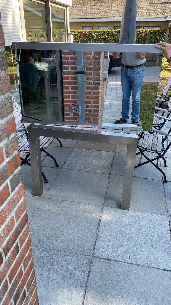Badkamerspiegel, Huis en Inrichting, Ophalen, Zo goed als nieuw, 100 tot 125 cm, Minder dan 100 cm