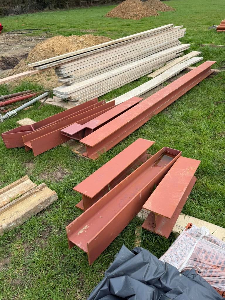 Lot de poutrelles, Doe-het-zelf en Bouw, Metalen, Ophalen