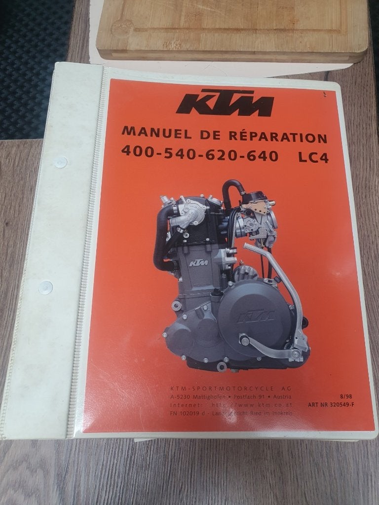 ktm workshop manual lc4, Motos, Enlèvement ou Envoi, Autres marques