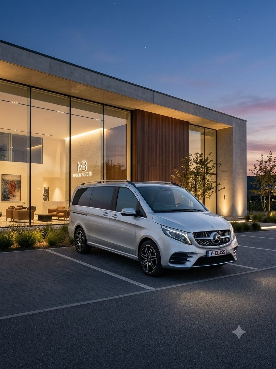 Mercedes V300 AMG 4MATIC – BTW wagen / lichte vracht, Auto's, Automaat, Parkeerassistent, Euro 6, Leder
