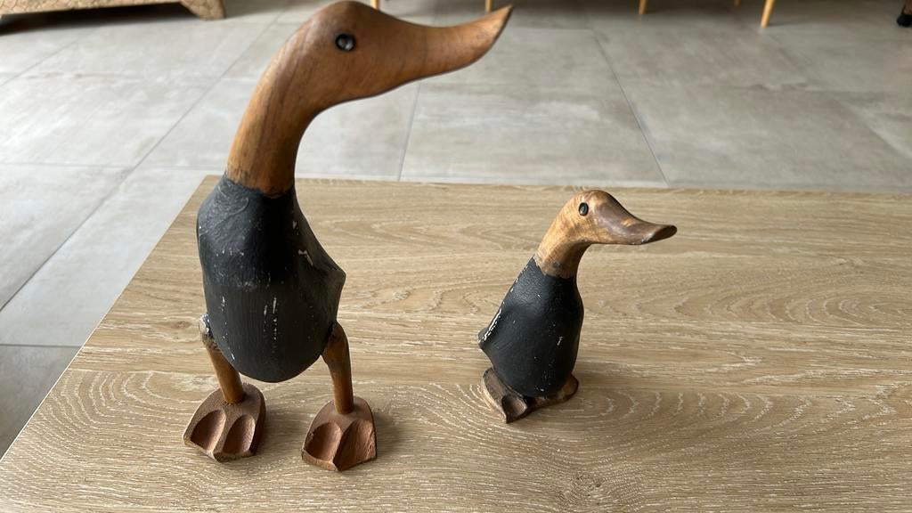 Houten eendjes, Verzamelen, Ophalen, Zo goed als nieuw
