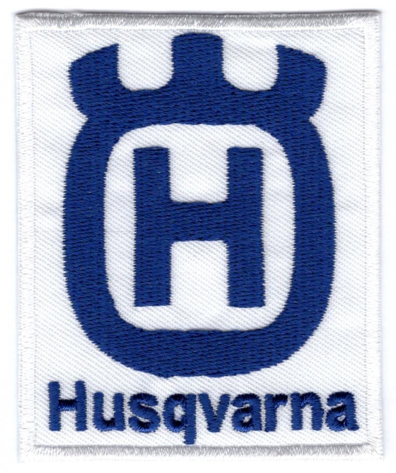 Husqvarna stoffen opstrijk patch embleem #2, Motoren, Verzenden, Nieuw