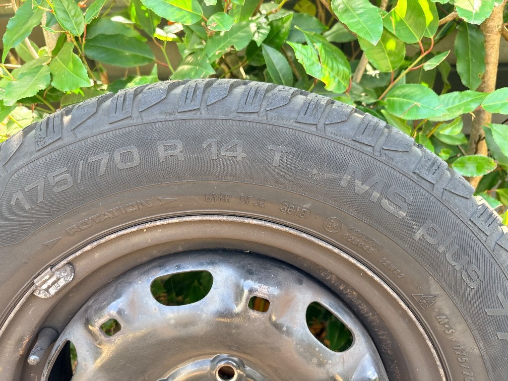 Winterbanden, Auto-onderdelen, Banden en Velgen, Ophalen, 14 inch, Gebruikt, 175 mm