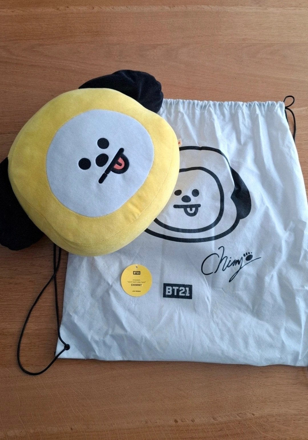 Coussin Chimmy, Huis en Inrichting, Woonaccessoires | Kussens, Overige merken, Geel, Ophalen of Verzenden, Zo goed als nieuw