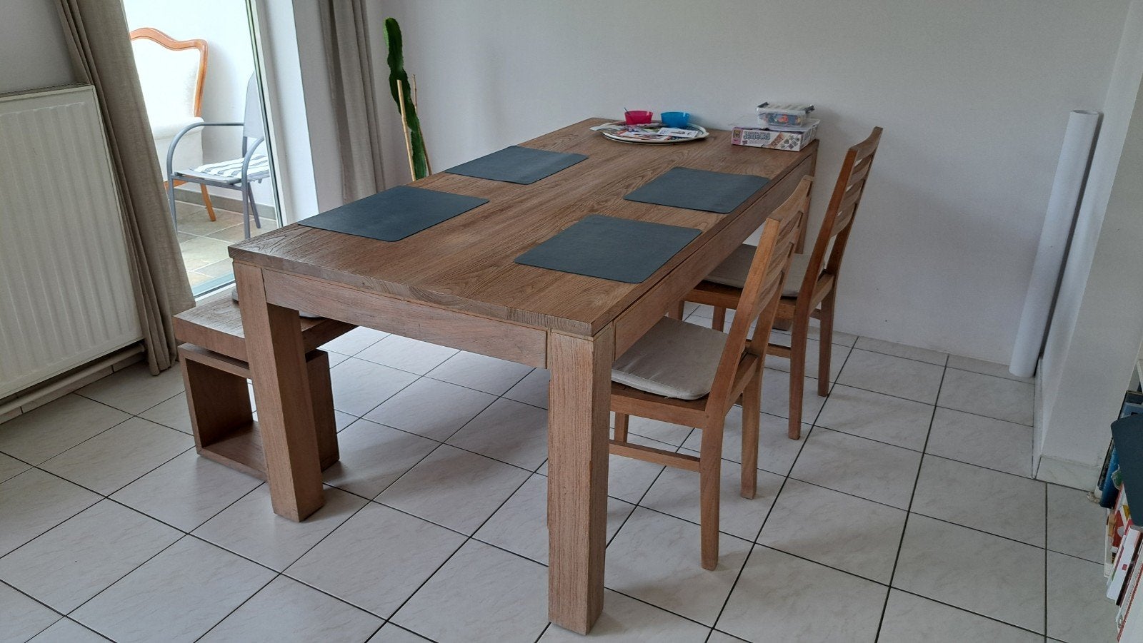Eettafel, Ophalen, Gebruikt, 50 tot 100 cm, Vijf personen of meer