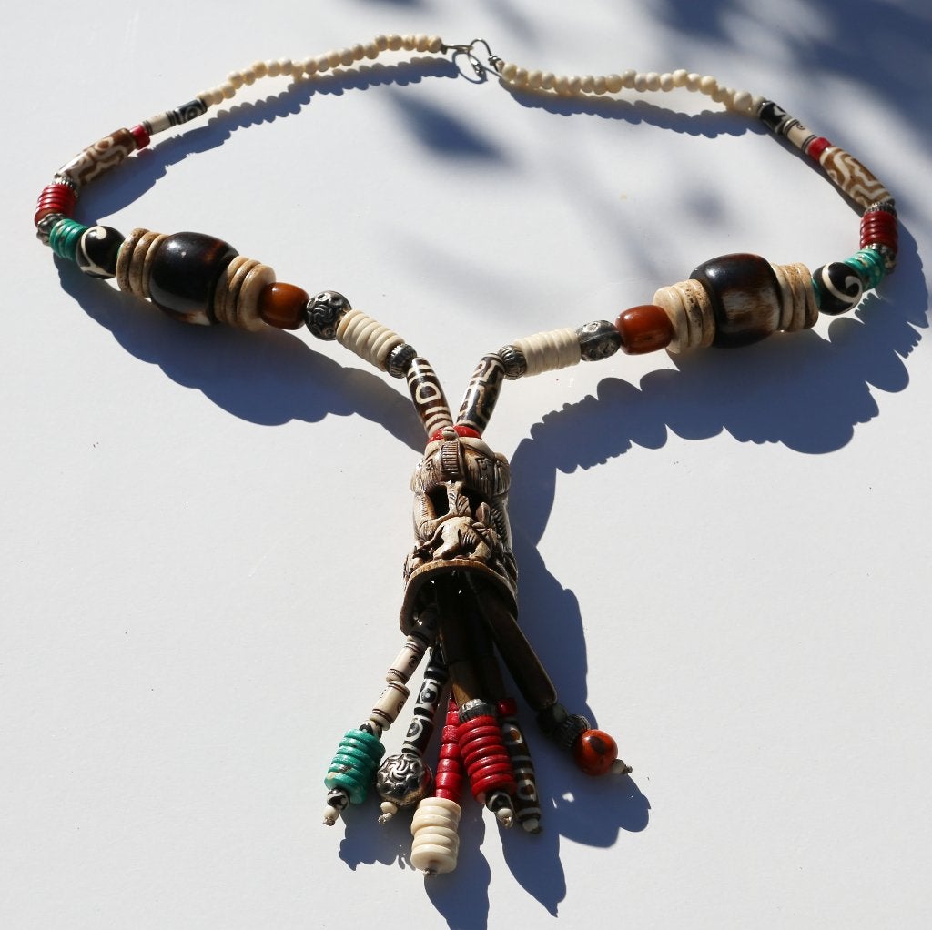 Superbe collier ethnique neuf, Bijoux, Sacs & Beauté, Colliers, Enlèvement ou Envoi, Neuf