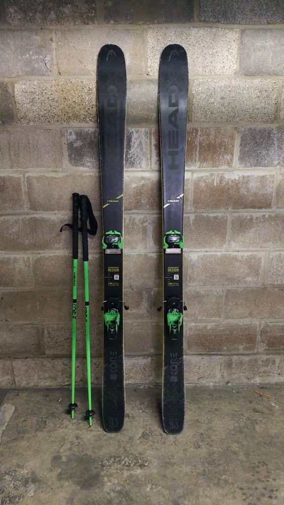 Skis met stokken Head KORE 93, Enlèvement, Ski, Skis, Head