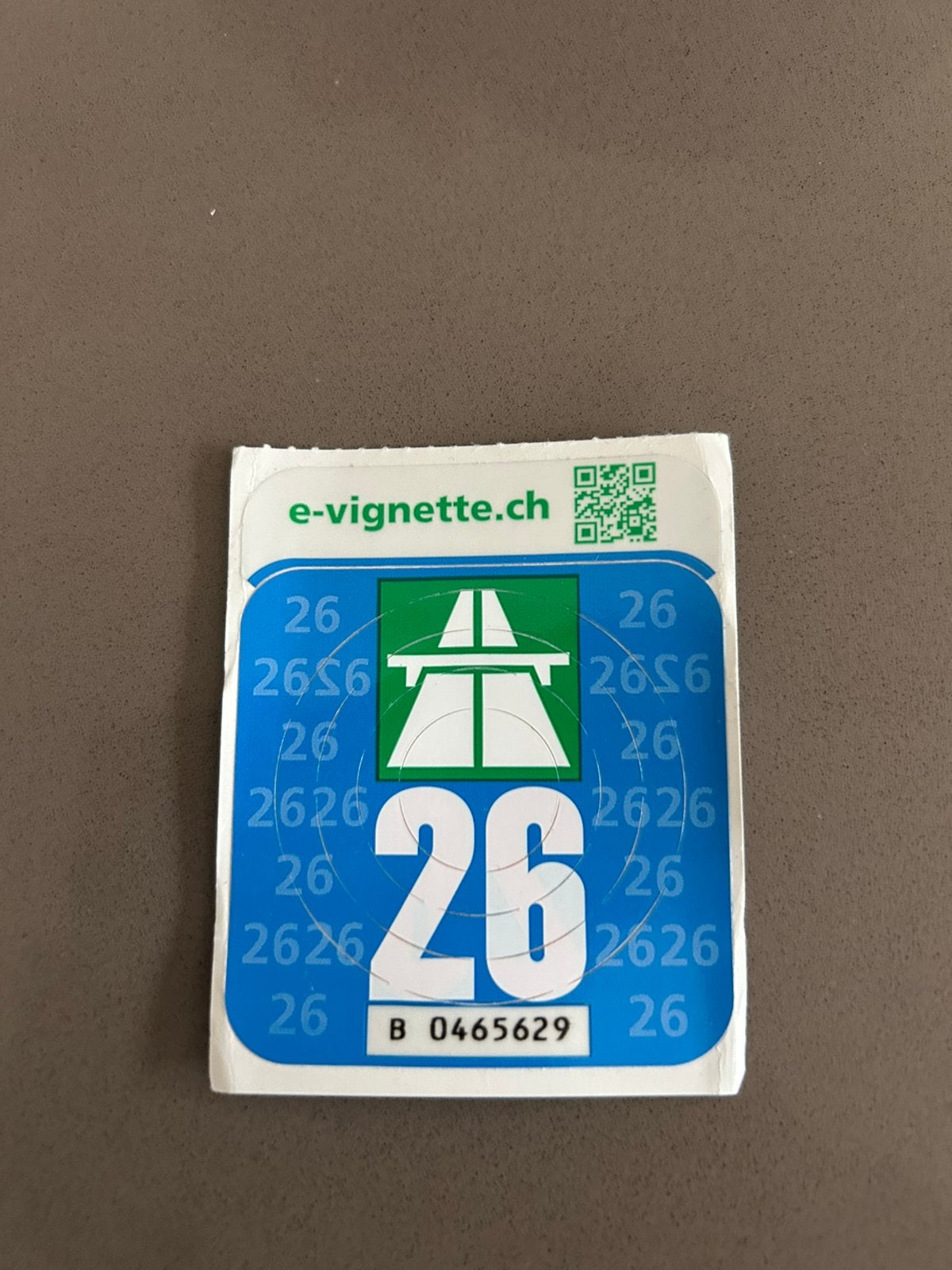 Ongebruikt vignet Zwitserland