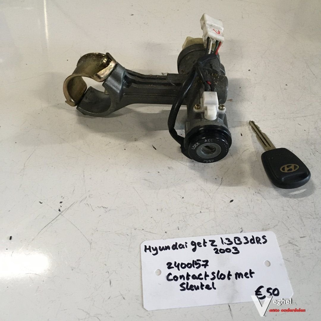 Hyundai Getz 1.3 B 3 drs 2007  Contactslot met sleutel, Gebruikt, -, -, Ophalen of Verzenden