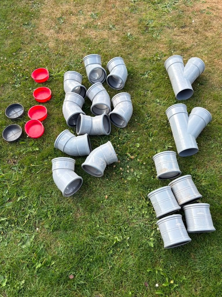 PVC  BOCHTEN  125, Ophalen, Nieuw, PVC, Bochten