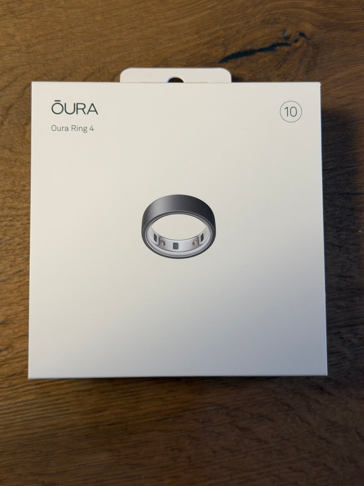 Oura Ring 4 Stealth - Maat 10 - Nieuw en verzegeld, Sport en Fitness, Fitnessapparatuur, Ophalen of Verzenden, Zo goed als nieuw