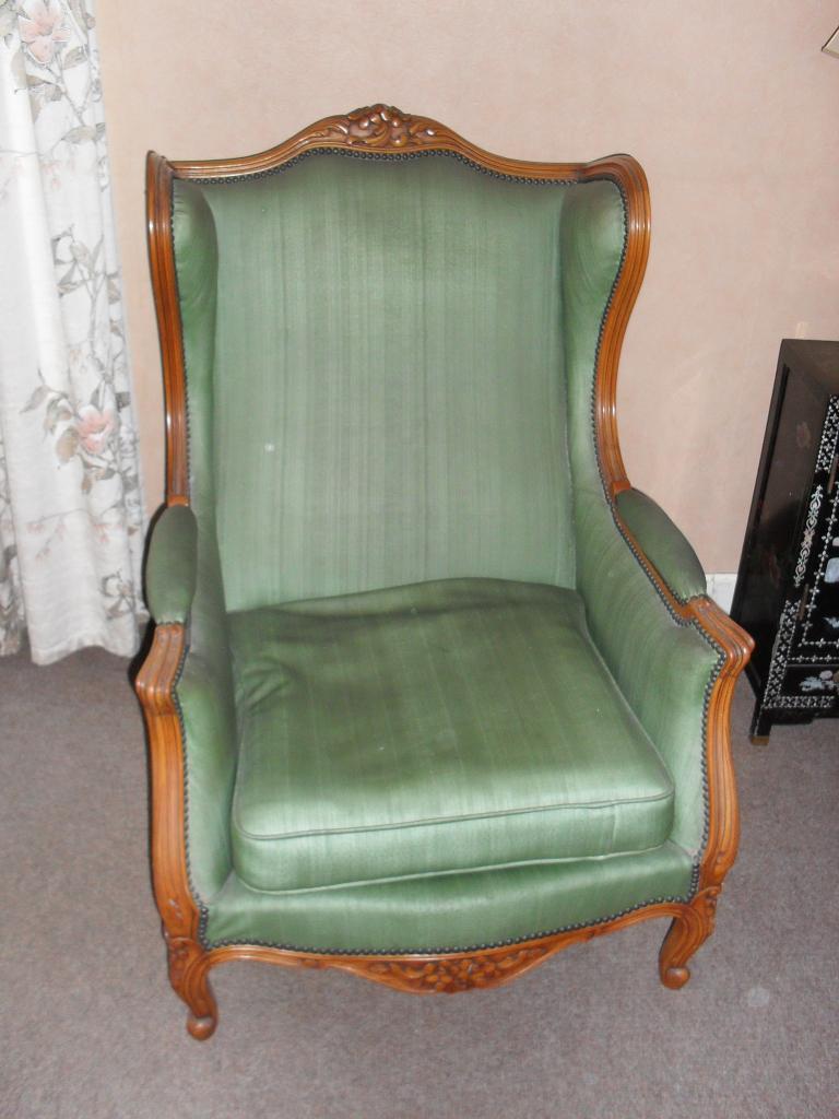 Klassieke oorfauteuils  in Louis XV-stijl, Huis en Inrichting, Fauteuils, Ophalen, Gebruikt, Overige materialen, Louis XV