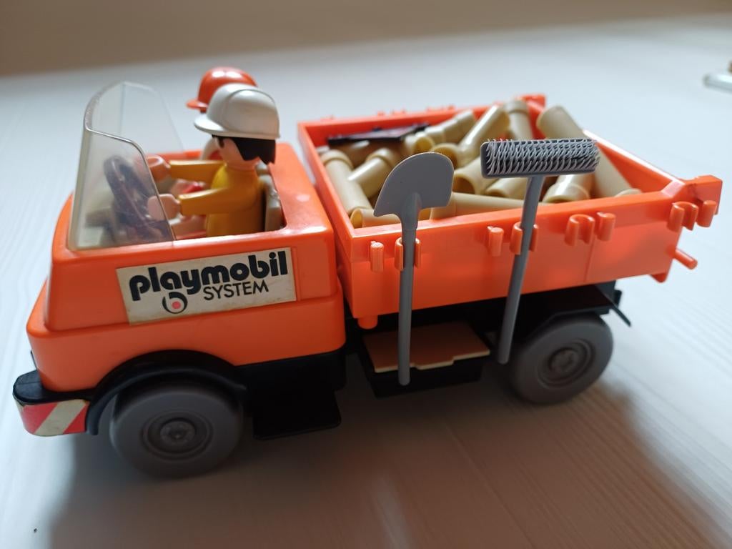 Camion de travaux d'égouts Playmobil., Enlèvement