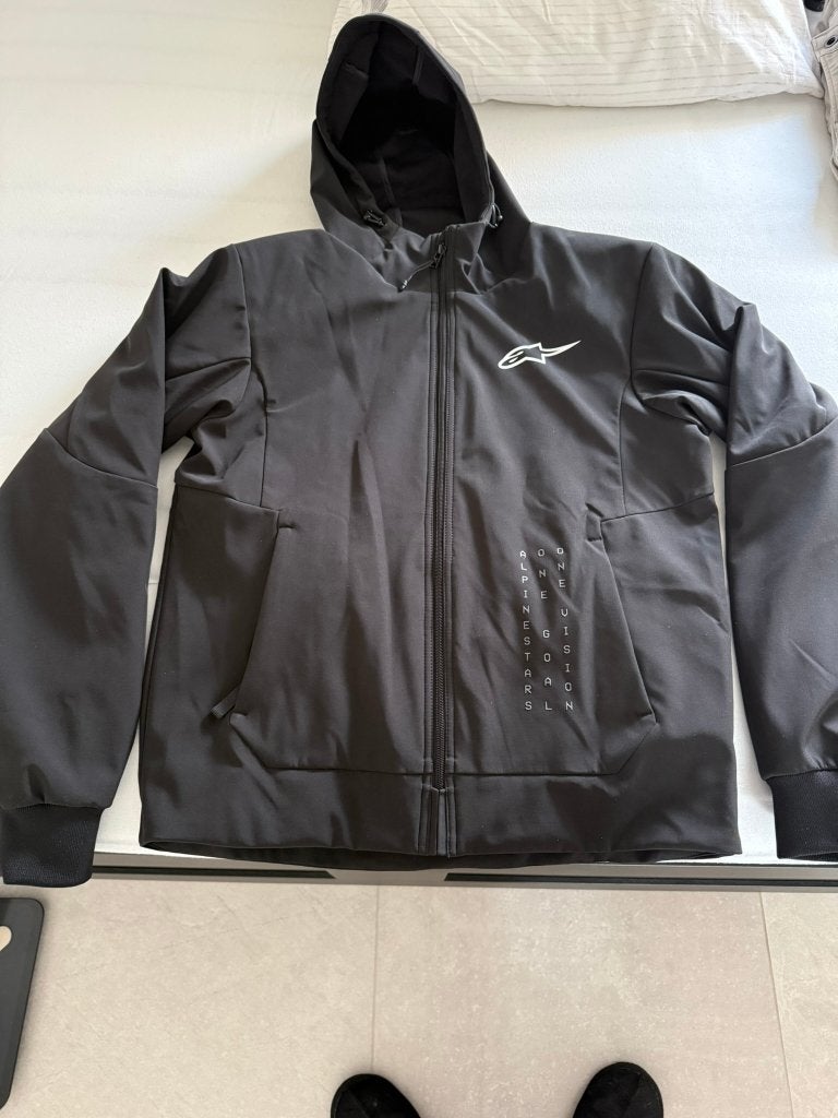 Alphinestar Radium Tech Hoodie (Medium), Motos, Enlèvement ou Envoi, Alpinestar, Hommes, Manteau | tissu