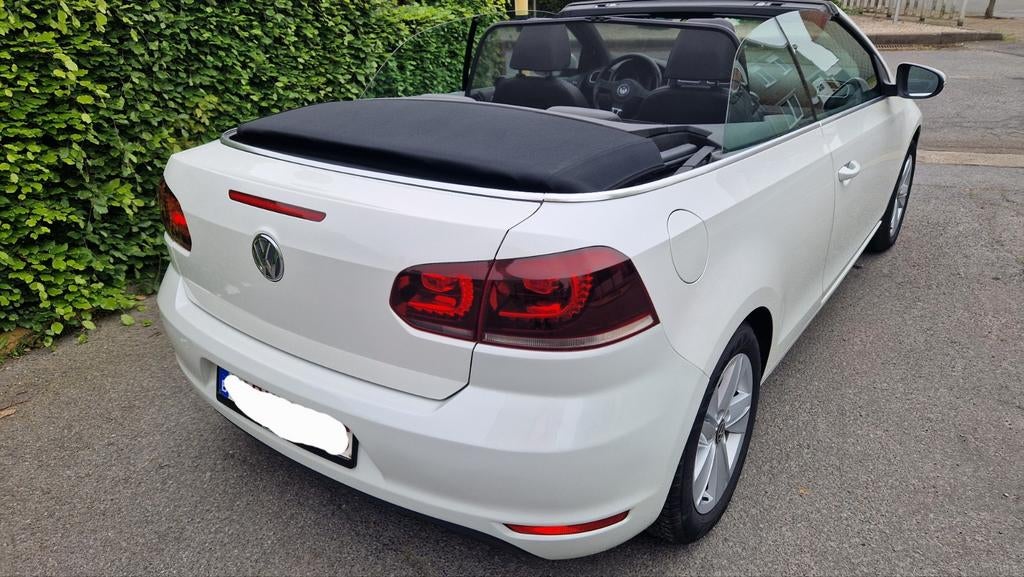 Golf VI Aut. Cabriolet absolute NWST! Pearl White Metalic, Automaat, 4 zetels, Zwart, 4 cilinders