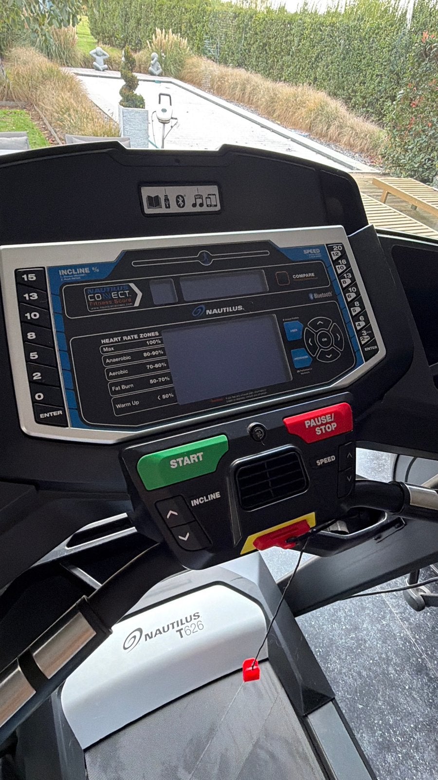 Nautilus T626, Sports & Fitness, Tapis roulant, Comme neuf, Synthétique, Enlèvement