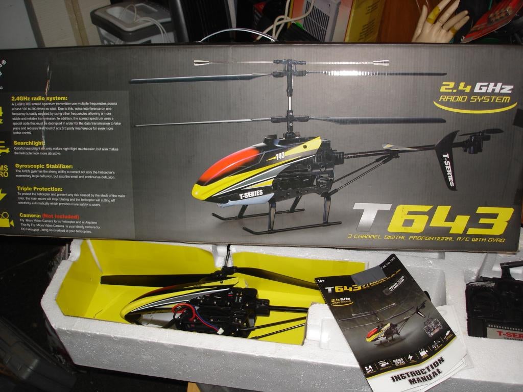 MJX T43 T643 RC Helikopter, Ophalen, Gebruikt, Elektro, Helikopter
