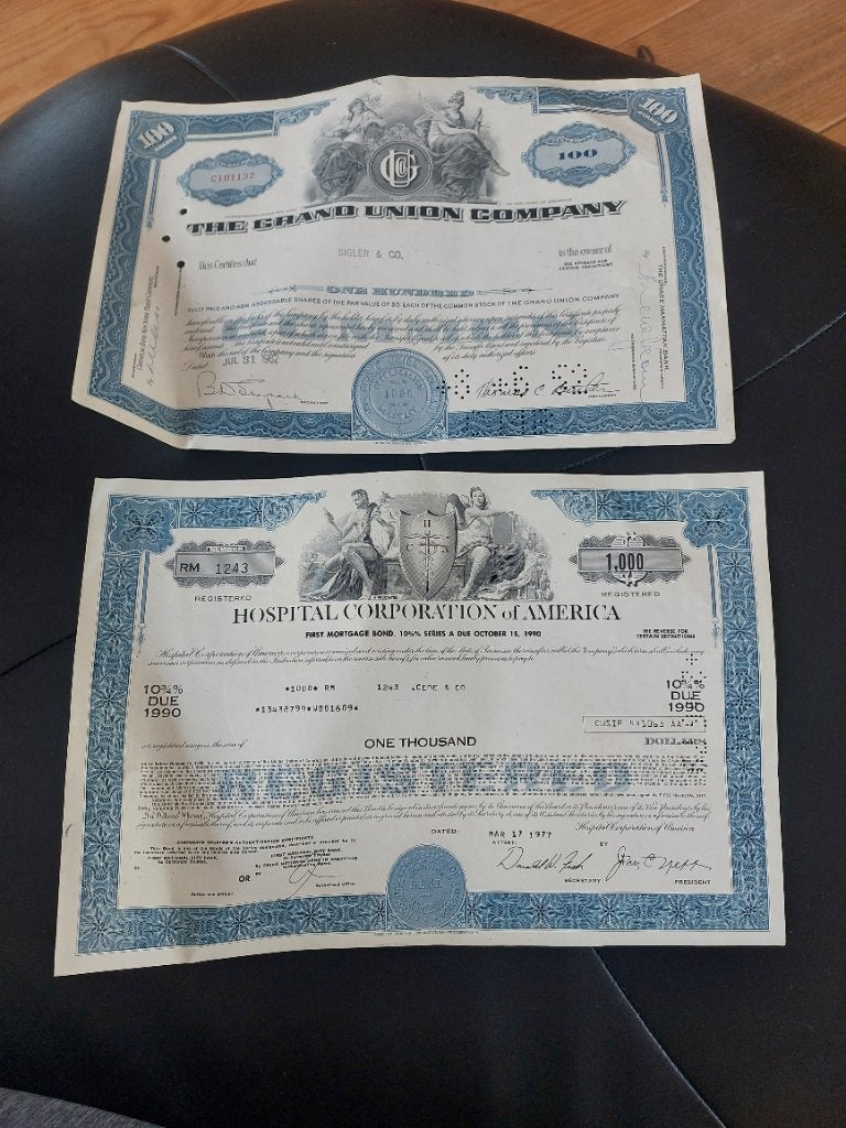 Obligatiecertificaat, Postzegels en Munten, Aandelen en Waardepapieren, Verzenden