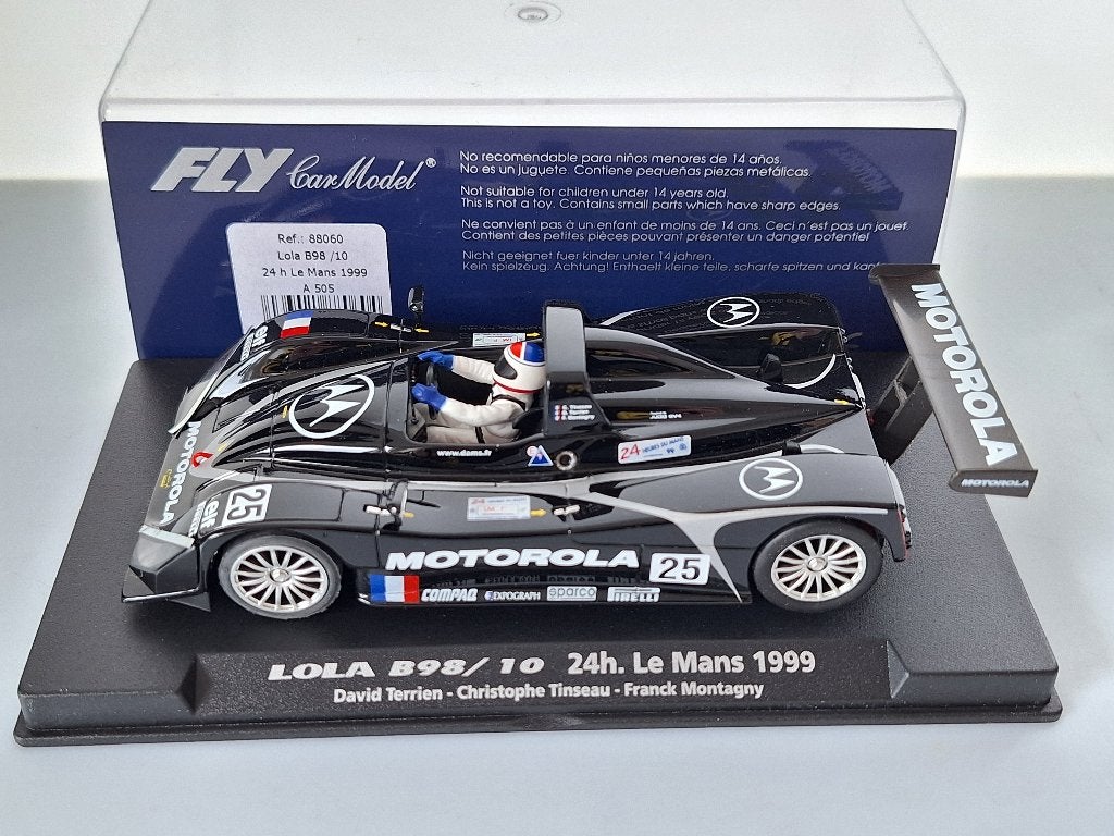 FLY LOLA B98/10 LE MANS 24 HOURS 1999 MOTOROLA A-505, Overige merken, Racebaan, Nieuw, Ophalen of Verzenden