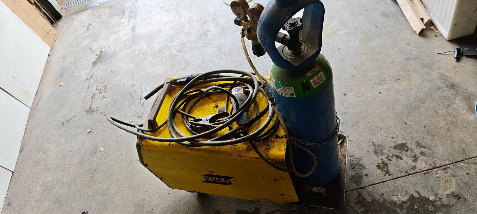 semi automatique esab lkb265, Enlèvement