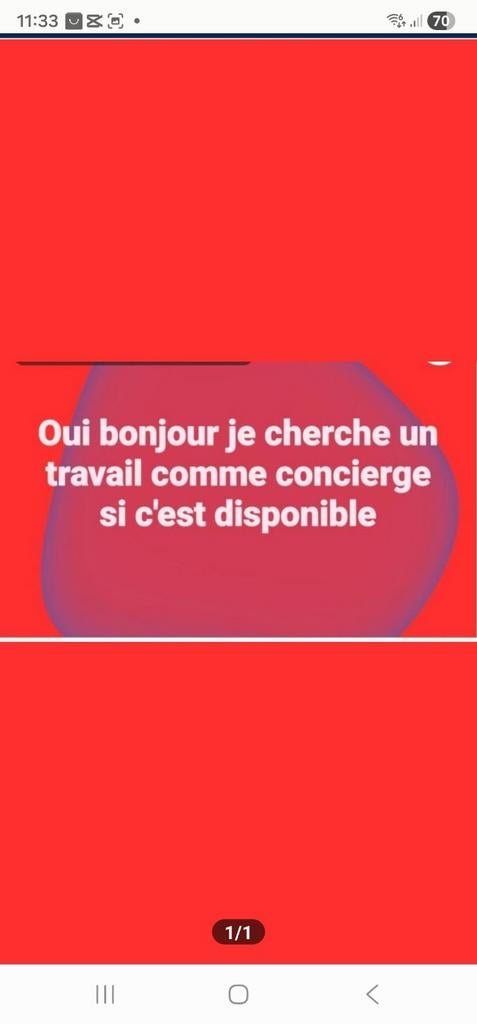 Cherche du travail
